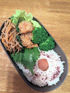 jJK☆ゴマチキン&きんぴらゴボウ弁当♪-レシピのメイン写真