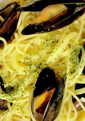 簡単！ムール貝のペペロンチーノ-レシピのメイン写真