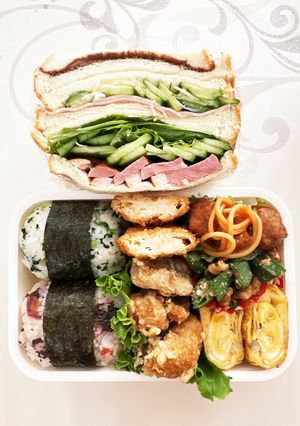 塾弁（昼、夕方）2023.09.09-レシピのメイン写真