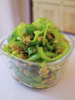 ピーマンおかか和え✦お弁当-レシピのメイン写真