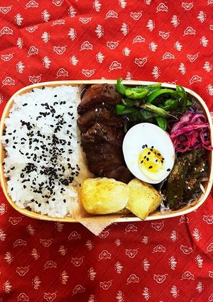 2023.9.9.ステーキ弁当-レシピのメイン写真
