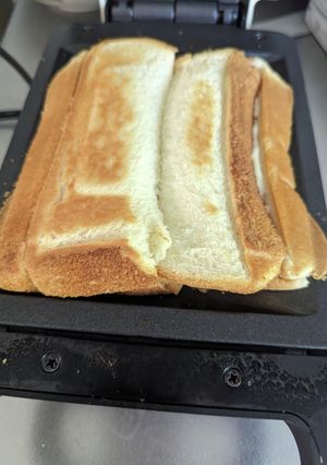 折りたたみホットサンド2個作る方法-レシピのメイン写真