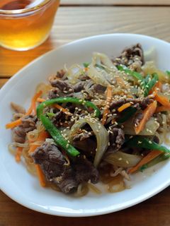 牛肉と野菜のしらたきチャプチェ-レシピのメイン写真