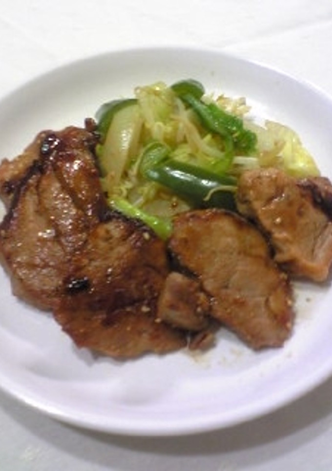 豚肉の中華風漬け焼き-レシピのメイン写真