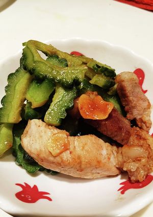 ゴーヤ炒め♪味付け肉味(調味いらず)-レシピのメイン写真