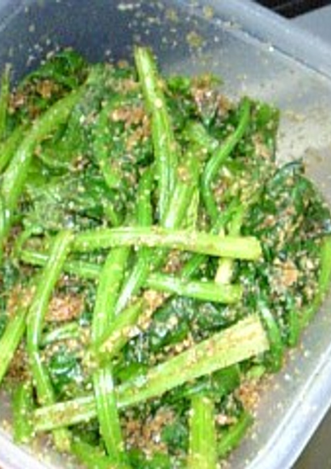 簡単♪ほうれん草の胡麻和え-レシピのメイン写真