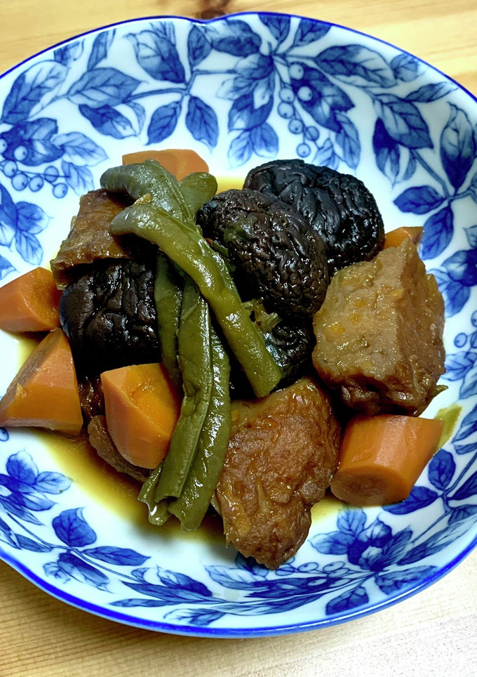 さつま揚げと椎茸の煮物-レシピのメイン写真