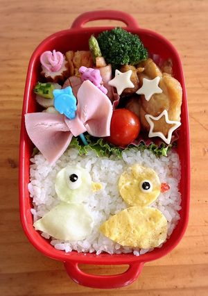 あひる兄弟コースター お弁当-レシピのメイン写真