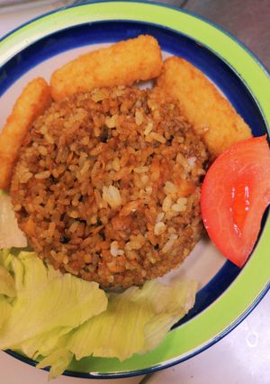 焼魚アレンジチャーハン-レシピのメイン写真