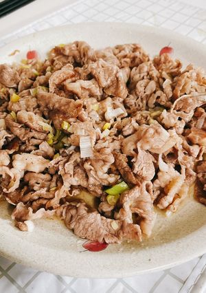 牛薄切り肉　塩だれ-レシピのメイン写真