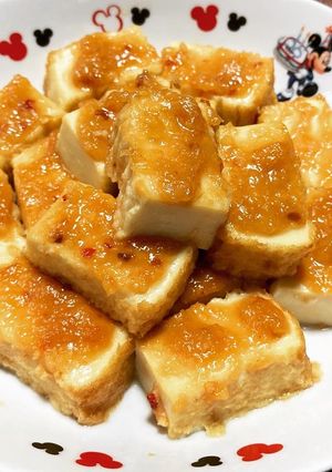厚揚げピリ辛味噌焼き!(^^)!-レシピのメイン写真