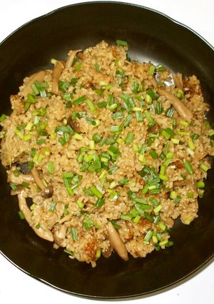 玄米生姜炊き込みご飯♪元気がない簡単薬膳-レシピのメイン写真