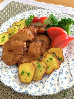 さつま芋と鶏むねの竜田揚げ♪-レシピのメイン写真