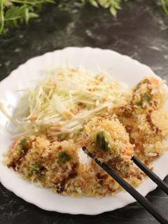 レンジで簡単!銀鮭フライ風 バジル風味-レシピのメイン写真