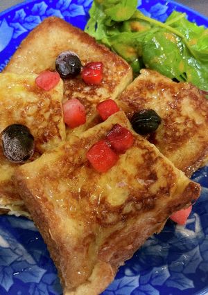 食パン1枚分　大人気フレンチトースト-レシピのメイン写真