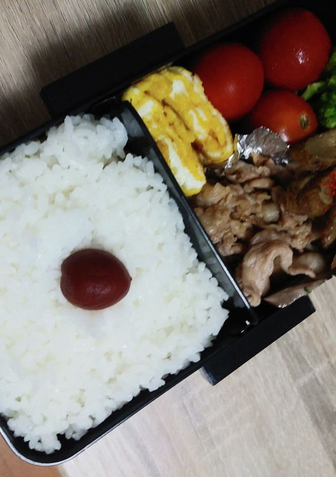 ごぼうと豚肉の炒め男子弁当-レシピのメイン写真