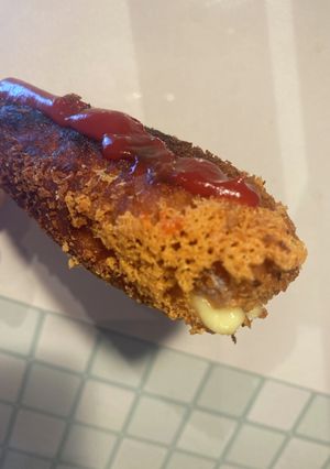 プロセスチーズでとろとろチーズドッグ-レシピのメイン写真