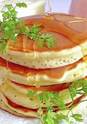 簡単！もちもち！米粉でホットケーキ✨-レシピのメイン写真