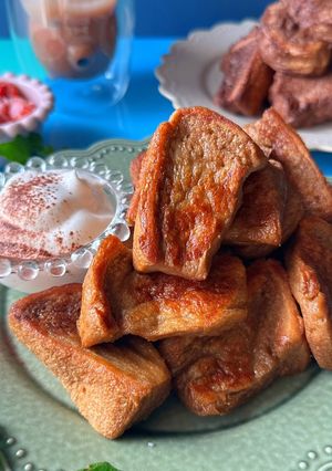 ココア＆カフェオレフレンチトースト-レシピのメイン写真