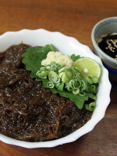もずくは麺つゆで食べよう-レシピのメイン写真