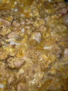 親子丼大量-レシピのメイン写真