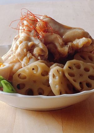 やみつき手羽元とれんこん★卵★プロテイン-レシピのメイン写真