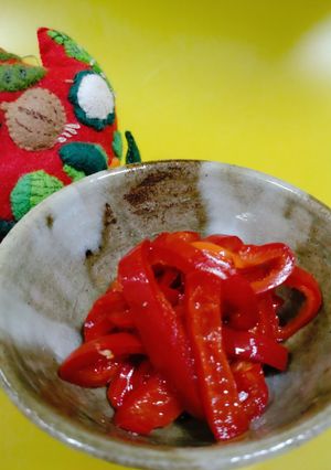 赤パプリカのマリネ　-レシピのメイン写真
