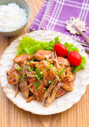 鶏肉と舞茸のやみつき甘辛ソテー-レシピのメイン写真