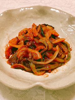 クラゲのピリ辛・韓国風和えもの-レシピのメイン写真