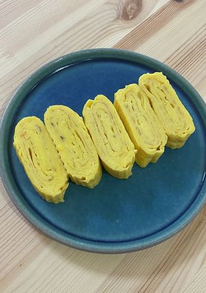 お弁当にも！塩麹入り卵焼き-レシピのメイン写真