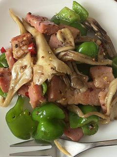 舞茸とベーコンのマスタード炒め-レシピのメイン写真