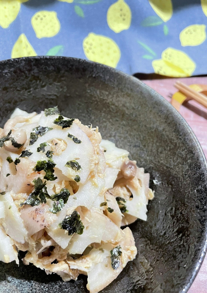 簡単！蓮根とツナのさっと煮(カレー味)-レシピのメイン写真