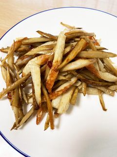 ごぼうとちくわのきんぴら炒め-レシピのメイン写真
