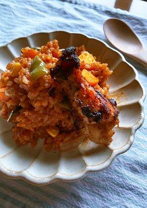 【ガーナ料理】ジョロフライス-レシピのメイン写真