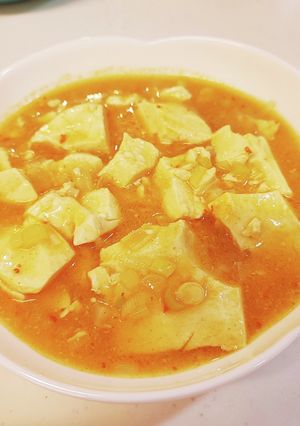 鍋にまとめて煮込むだけ！簡単麻婆豆腐-レシピのメイン写真