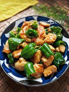 鶏むね肉とピーマンのピリ辛味噌炒め-レシピのメイン写真