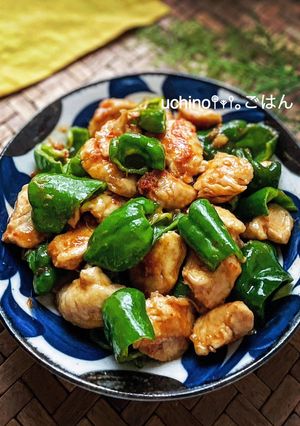鶏むね肉とピーマンのピリ辛味噌炒め-レシピのメイン写真