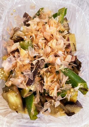 茄子とおくらのレンチン煮浸し-レシピのメイン写真