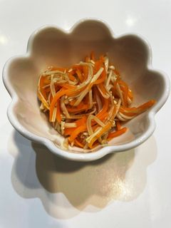 人参とエノキのナムル-レシピのメイン写真