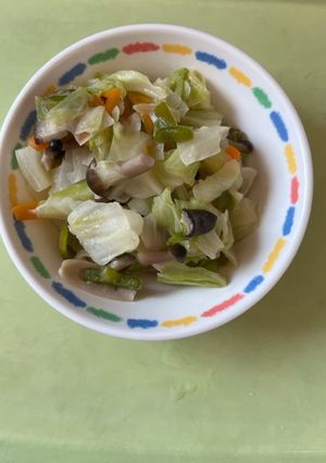 【保育園給食】きのこのバター炒め-レシピのメイン写真