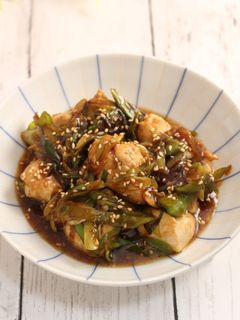簡単!鶏むねの甘辛炒め-レシピのメイン写真