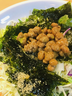 市販サラダ活用●納豆&海苔ごまサラダ-レシピのメイン写真