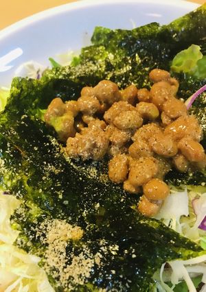 市販サラダ活用●納豆＆海苔ごまサラダ-レシピのメイン写真