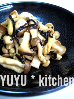 ご飯に合う♪きのこの塩昆布炒め♪-レシピのメイン写真
