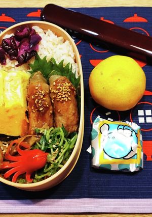 高１！男子弁当！オクラの肉巻き　61-レシピのメイン写真