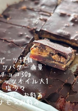 デーツチョコ-レシピのメイン写真