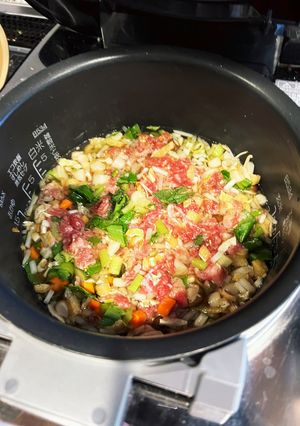 【離乳食完了期】ビビンバ風炊き込みご飯-レシピのメイン写真