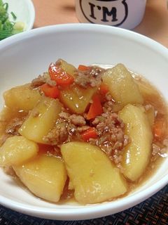 【★】じゃがいもと合いびき肉のトロミ煮-レシピのメイン写真