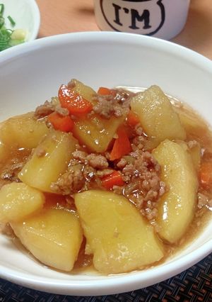 【★】じゃがいもと合いびき肉のトロミ煮-レシピのメイン写真
