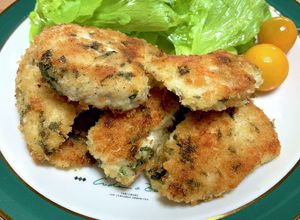 胸肉1枚で　バジルチキンのパン粉焼き-レシピのメイン写真